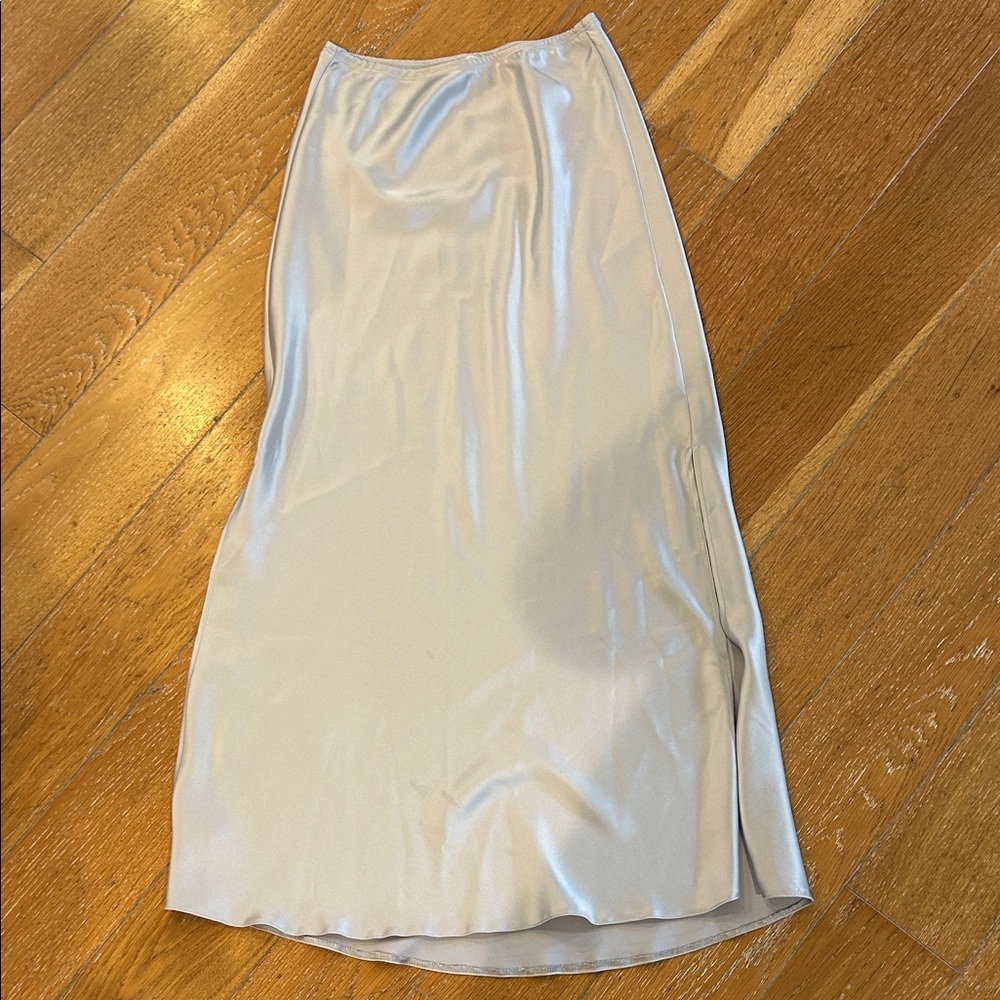 River Island Bias Cut Satin Skirt - Picture 2 of 4